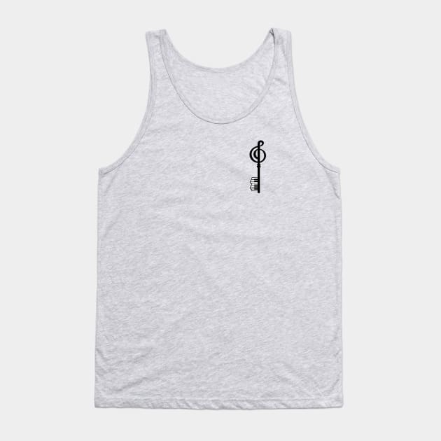 Treble Clef Tank Top by lents